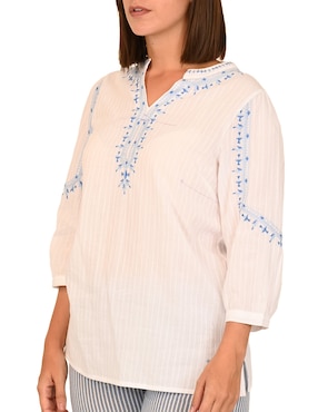 Blusa Ferrioni manga 3/4 para mujer