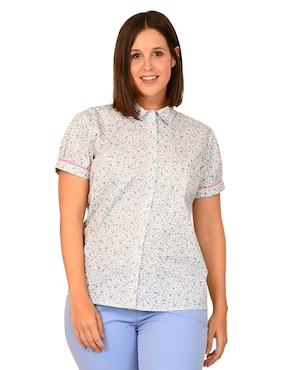 Blusa Ferrioni manga corta para mujer