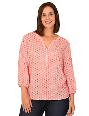 Blusa Ferrioni manga 3/4 para mujer