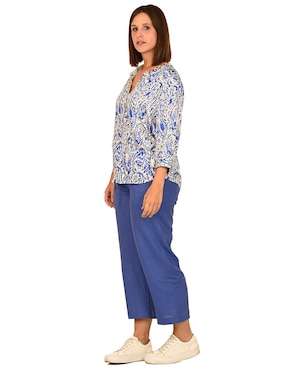 Blusa Ferrioni manga 3/4 para mujer