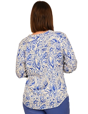 Blusa Ferrioni manga 3/4 para mujer
