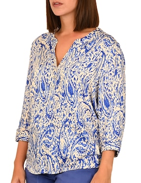 Blusa Ferrioni manga 3/4 para mujer