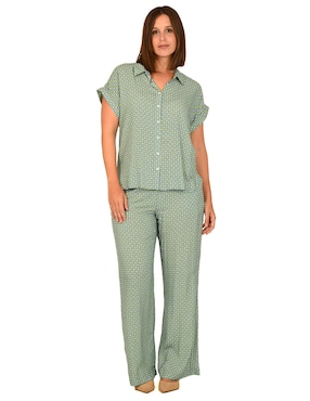 Blusa Ferrioni manga corta para mujer