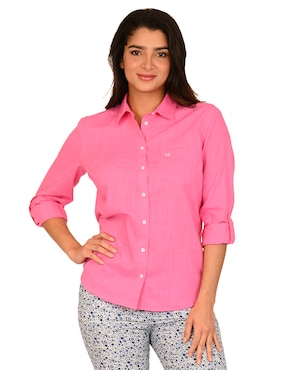 Blusa Ferrioni manga larga para mujer