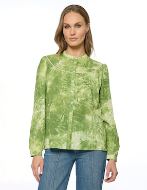 Blusa Foley's manga larga para mujer