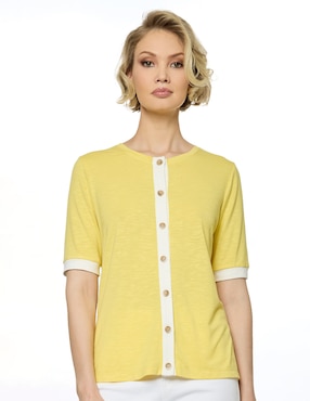 Blusa Foley's manga corta para mujer
