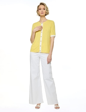 Blusa Foley's manga corta para mujer