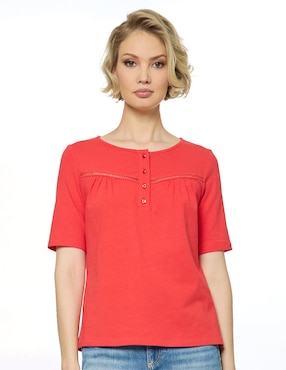 Blusa Foley's manga corta para mujer