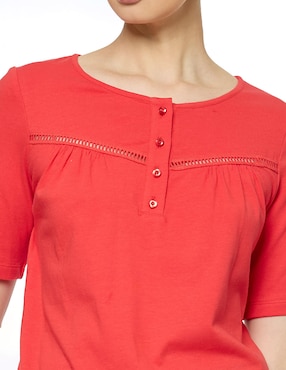 Blusa Foley's manga corta para mujer