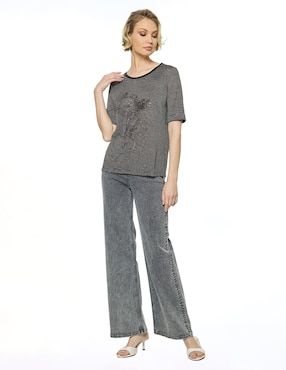 Blusa Foley'S manga al codo para mujer
