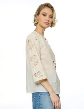 Blusa Foley'S manga 3/4 para mujer