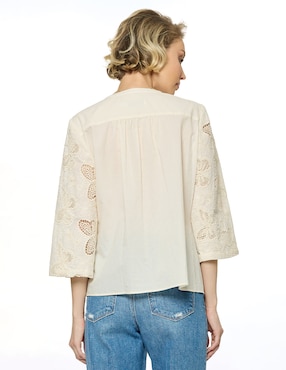 Blusa Foley'S manga 3/4 para mujer