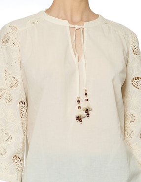 Blusa Foley'S manga 3/4 para mujer