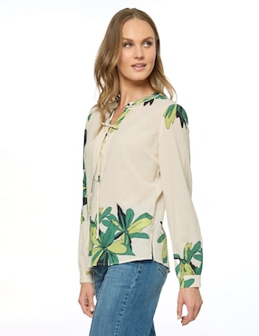 Blusa Foley's manga larga para mujer