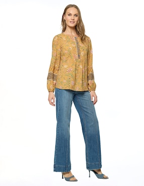 Blusa Foley's manga larga para mujer