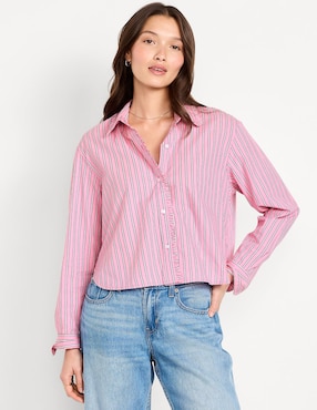 Blusa Old navy manga larga para mujer