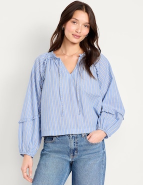 Blusa Old Navy manga larga para mujer