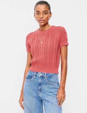 Blusa Old Navy manga corta para mujer