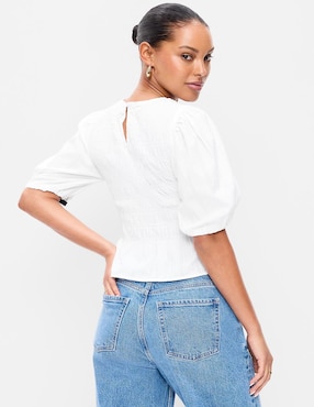 Blusa Old Navy manga al codo para mujer
