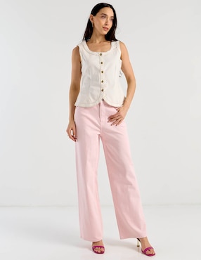 Jeans Wide Leg a la cintura Old Navy para mujer