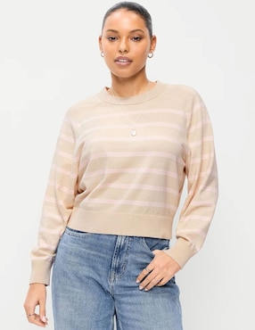 Suéter Old Navy cuello redondo para mujer