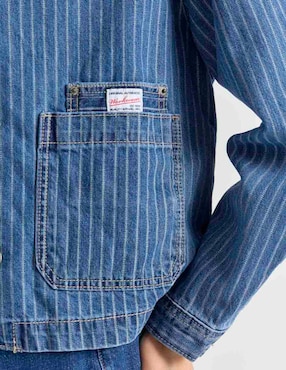 Chamarra denim Old Navy de algodón para mujer