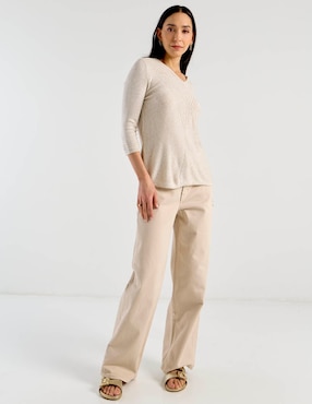 Jeans wide leg cintura Old Navy para mujer