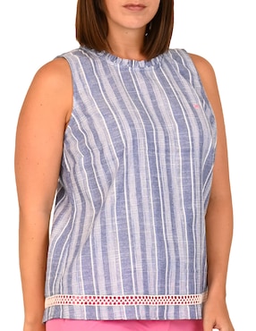 Blusa Ferrioni sin manga para mujer