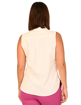 Blusa Ferrioni sin manga para mujer