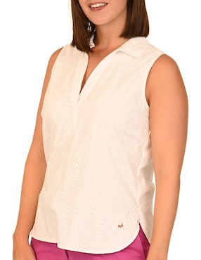 Blusa Ferrioni sin manga para mujer