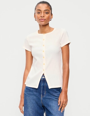 Playera Old Navy manga corta para mujer