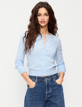 Suéter Old Navy cuello redondo para mujer