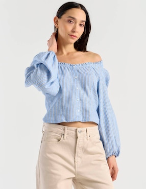 Blusa Old Navy manga larga para mujer