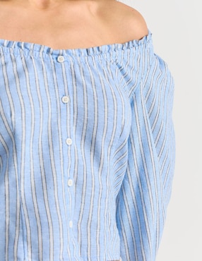 Blusa Old Navy manga larga para mujer