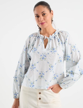 Blusa Old Navy manga larga para mujer