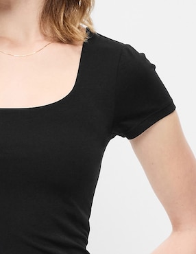 Playera manga corta Old Navy cuello Cuadrado para mujer