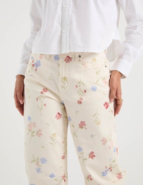 Jeans straight cintura Old Navy para mujer