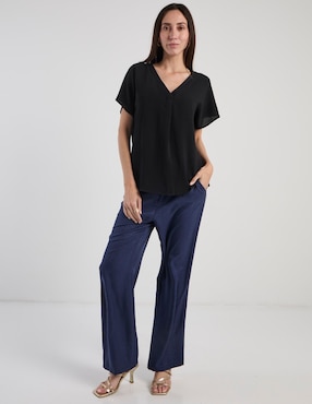 Blusa Lieb manga corta para mujer