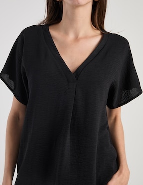 Blusa Lieb manga corta para mujer