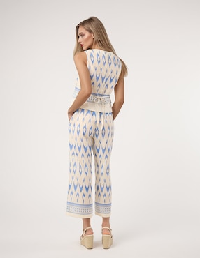 Pantalón coulotte Dándara straight para mujer