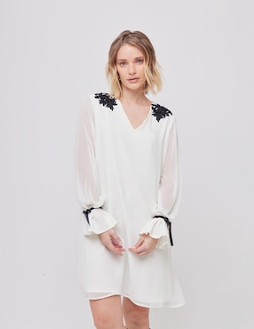 Vestido a la rodilla formal Linea Pura para mujer