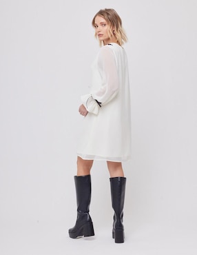 Vestido a la rodilla formal Linea Pura para mujer