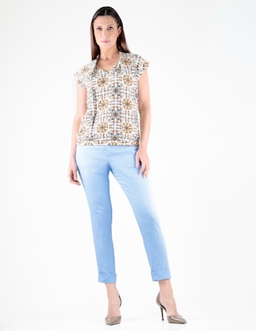 Blusa Trinity manga corta para mujer