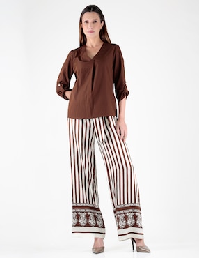 Blusa Trinity manga 3/4 para mujer