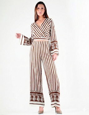 Pantalón relaxed Trinity wide leg para mujer