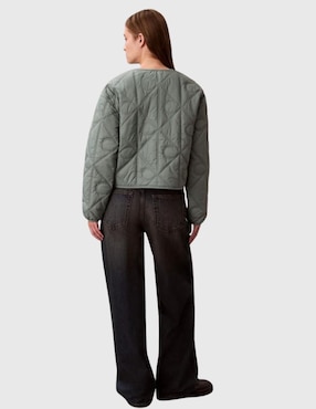 Chamarra acolchada Calvin Klein impermeable para mujer