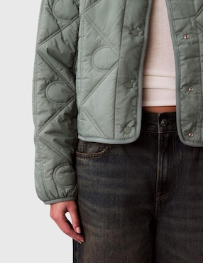 Chamarra acolchada Calvin Klein impermeable para mujer