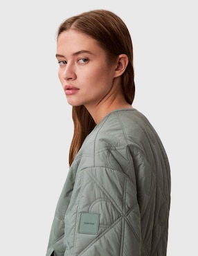 Chamarra acolchada Calvin Klein impermeable para mujer