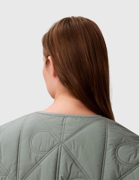 Chamarra acolchada Calvin Klein impermeable para mujer
