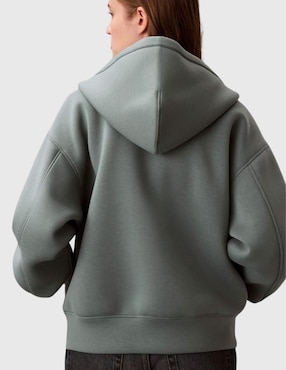 Sudadera con cierre completo Calvin Klein para mujer